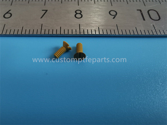 2mm Bagian Plastik Mesin CNC PAI Torlon 4203 Sekrup Tahan Suhu Tinggi