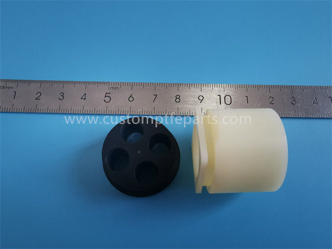 OEM CNC Machining Plastic Parts ABS Insulator Untuk Konektor