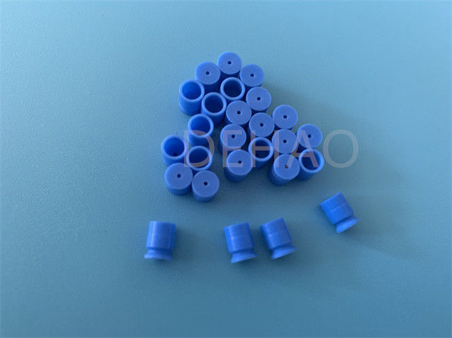 Blue Custom PTFE Parts Tabung Gasket Tahan Suhu Tinggi